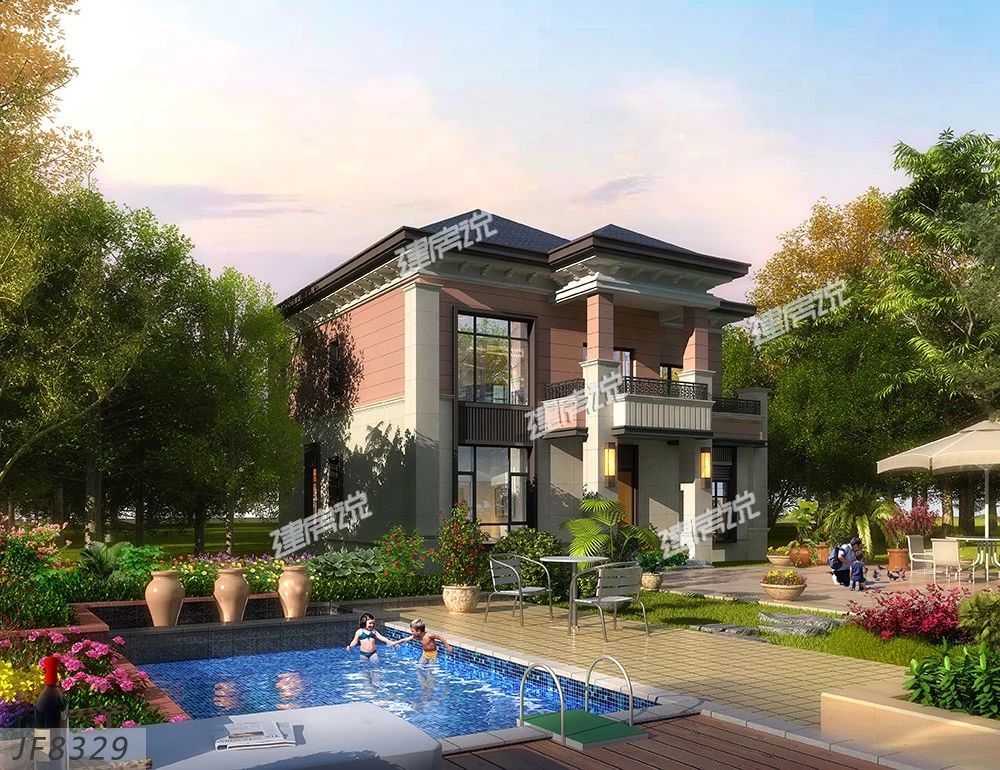 20万最新款二层别墅效果图,2020款二层别墅20万