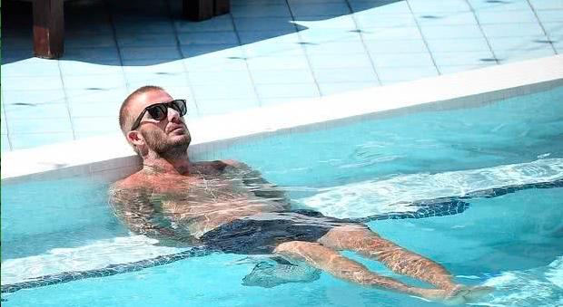 贝克汉姆最新队徽,贝克汉姆晒美照