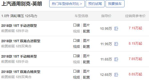 别克英朗现在什么行情,2017别克英朗贬值率如何