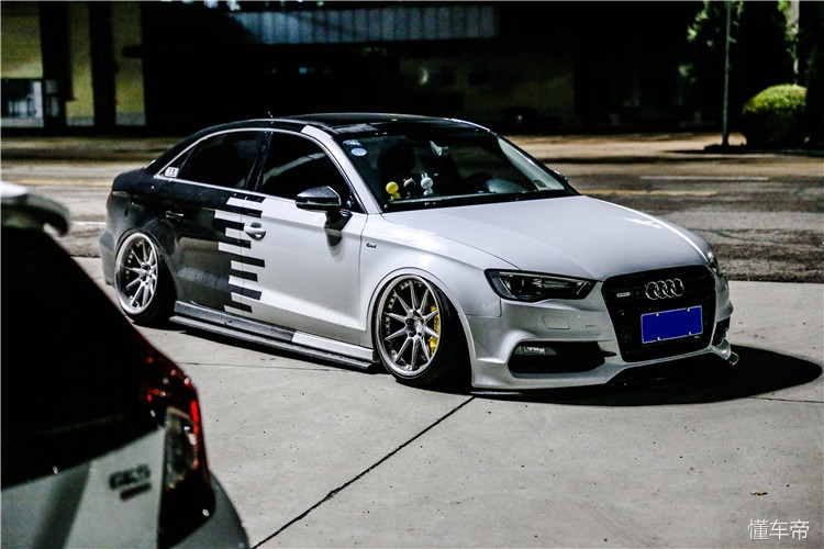 黑龙江车友打造低姿态“柠檬黄”奥迪A3，玩车同时不忘疼老婆！