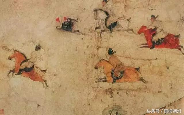 运动会名画,运动古画