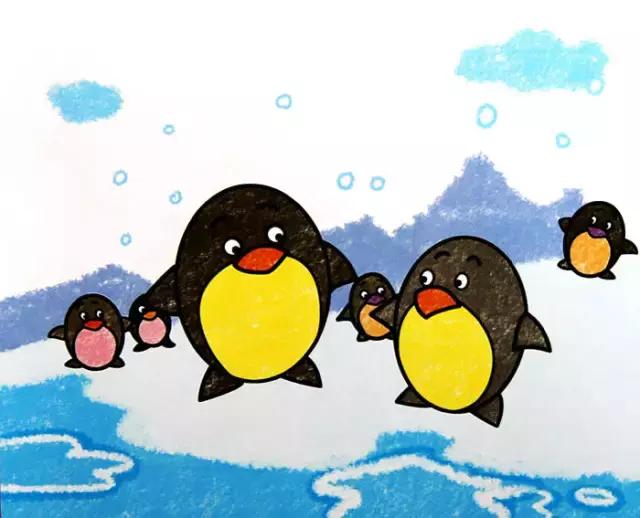 儿童油画棒画原创高清素材,儿童油画棒画素材