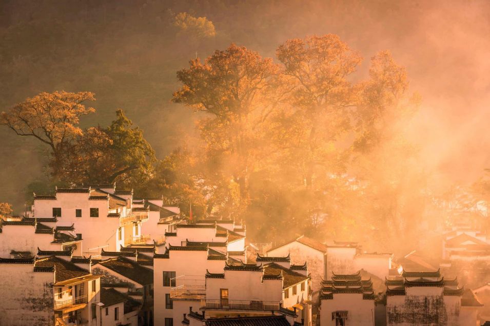 秋天的婺源什么时候去最美,秋天的婺源是色彩的天堂