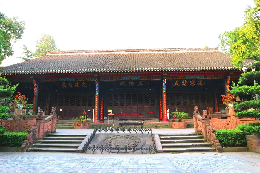 青羊宫道法自然墙,青羊宫的铜羊在哪