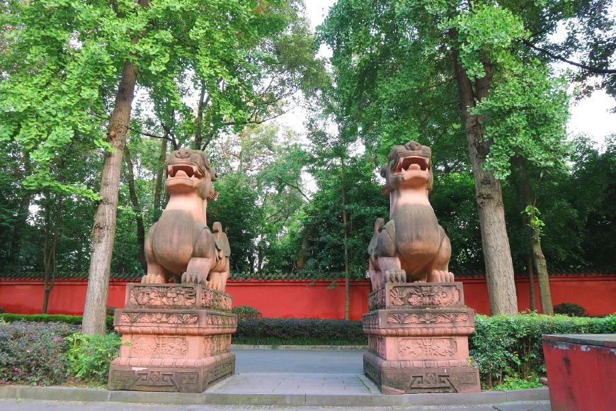 青羊宫道法自然墙,青羊宫的铜羊在哪