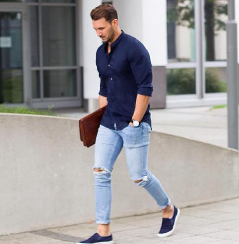 牛仔裤不适合什么腿型,牛仔裤选不到合适的颜色