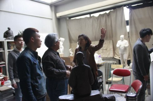 80岁以上雕塑大师曹春生,曹春生雕塑大师视频