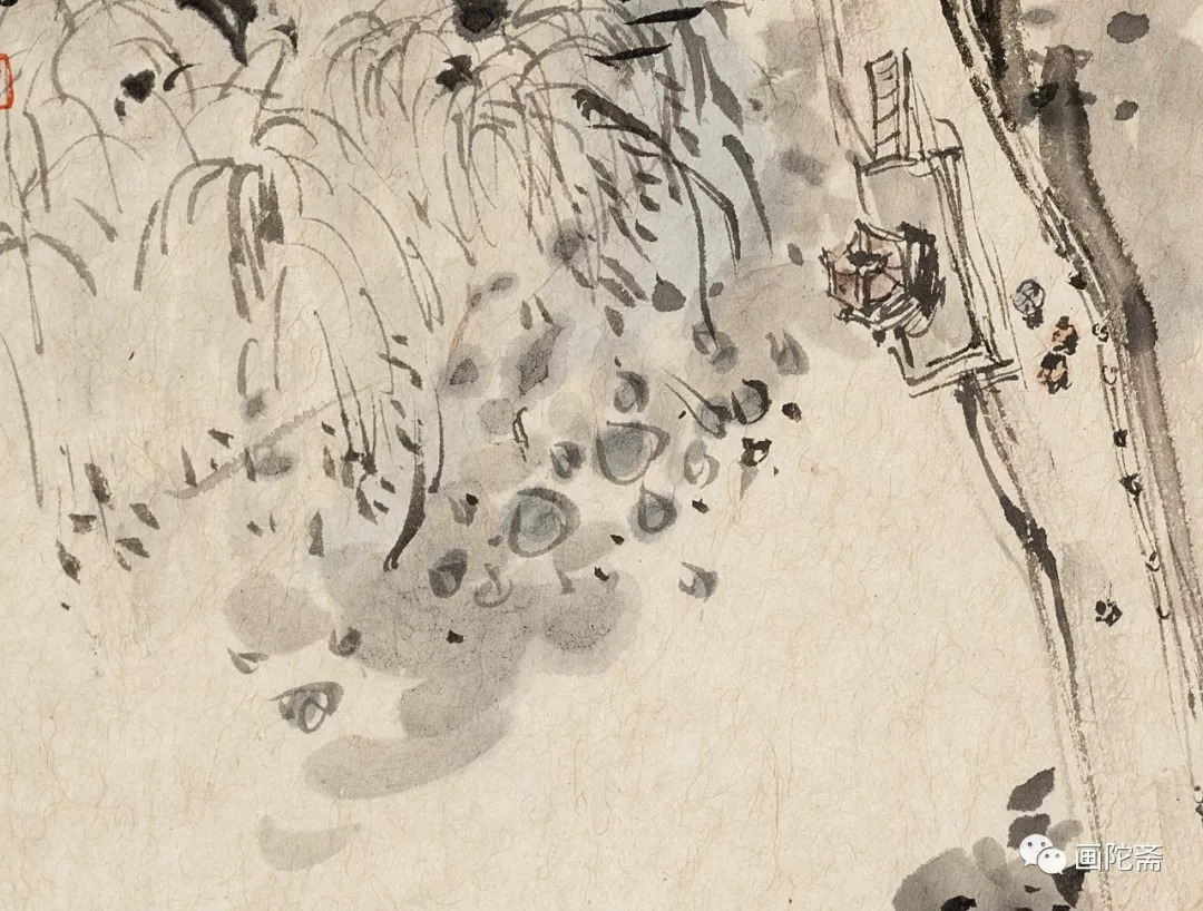 艾国山水画创作视频,艾国山水画工作室