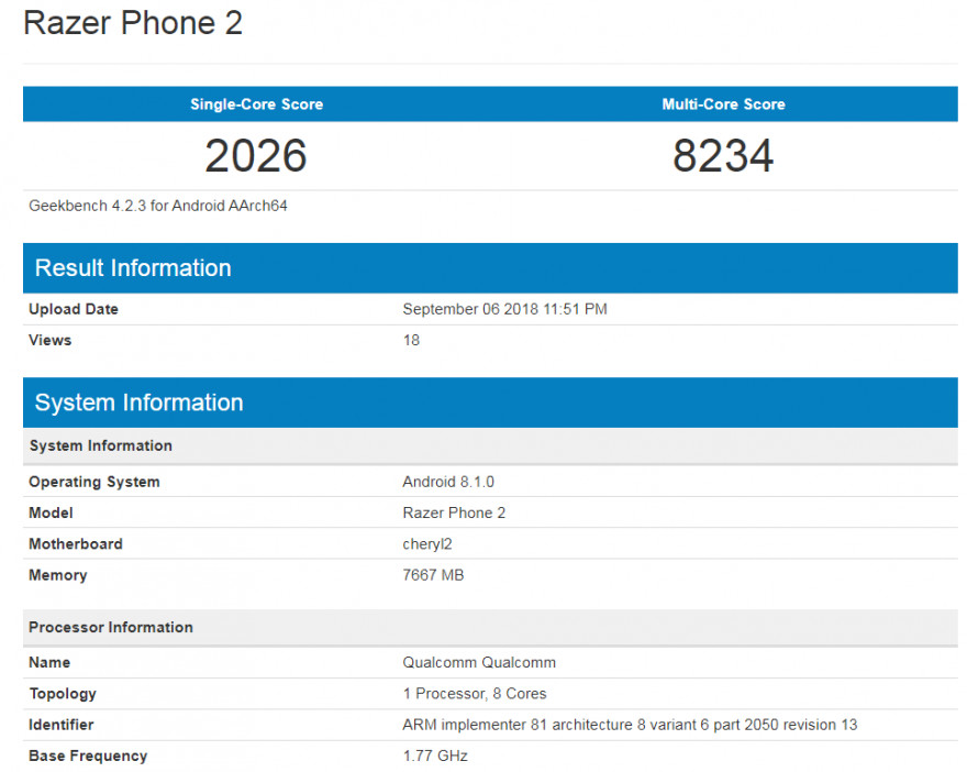 雷蛇razer2代手机,雷蛇razerphone2