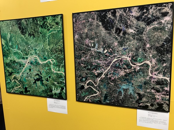 1984年武汉城区卫星图高清大图,武汉历史卫星影像图