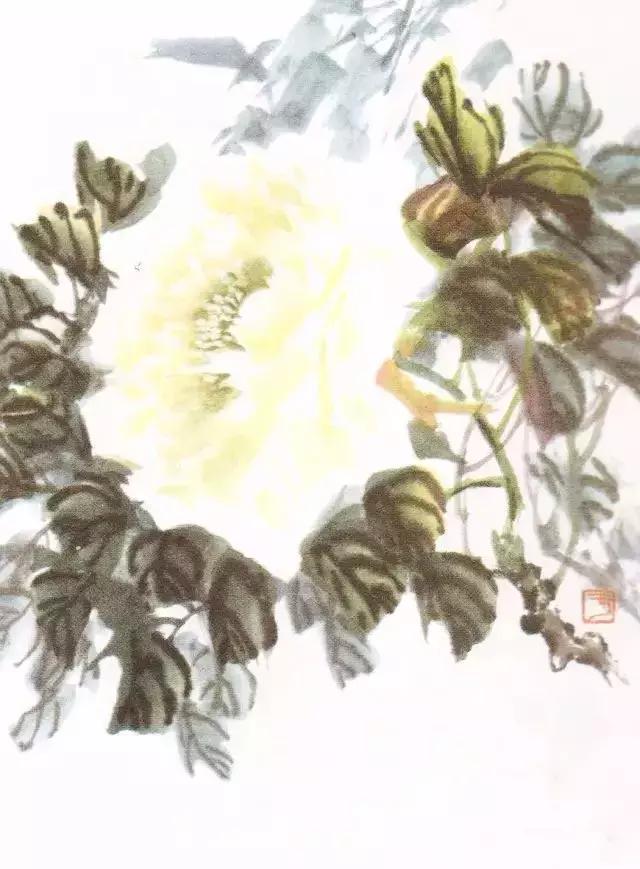 国画牡丹叶子怎样布局,国画牡丹叶子的布局