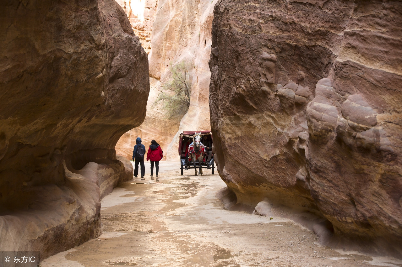 约旦佩特拉古城夜景,约旦古城佩特拉需要飞到哪里