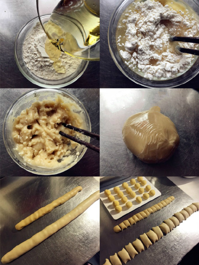 简易的酥皮绿豆饼教程,超酥脆的绿豆饼