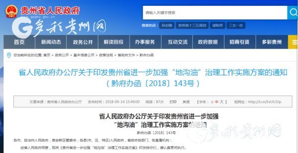 整治地沟油最新政策,广东地沟油整治