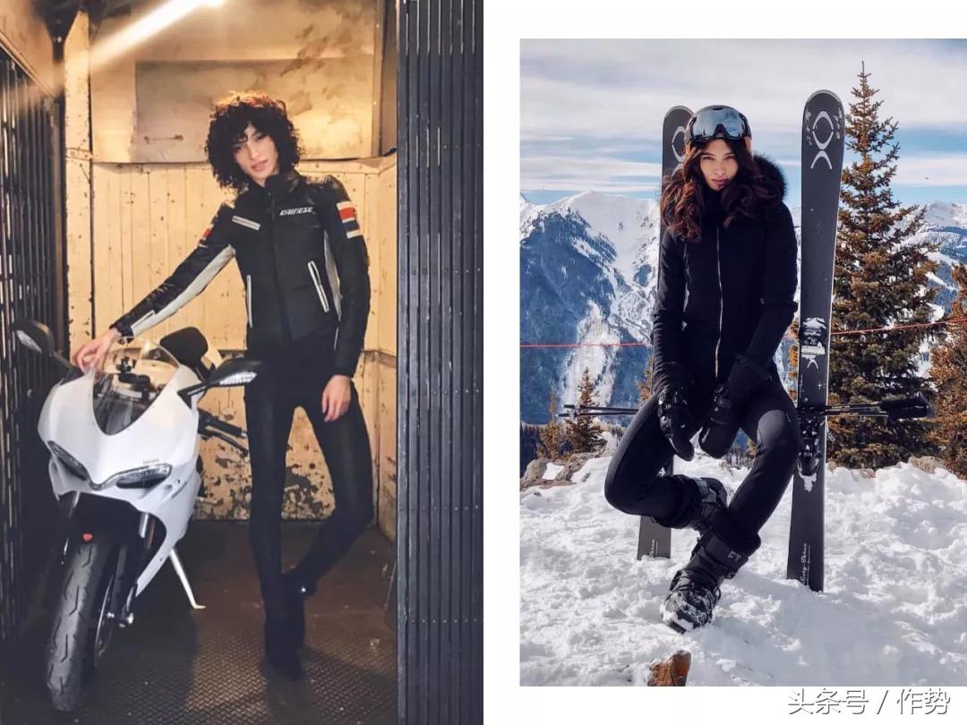 维密面试街拍摩托,维密大秀面试模特