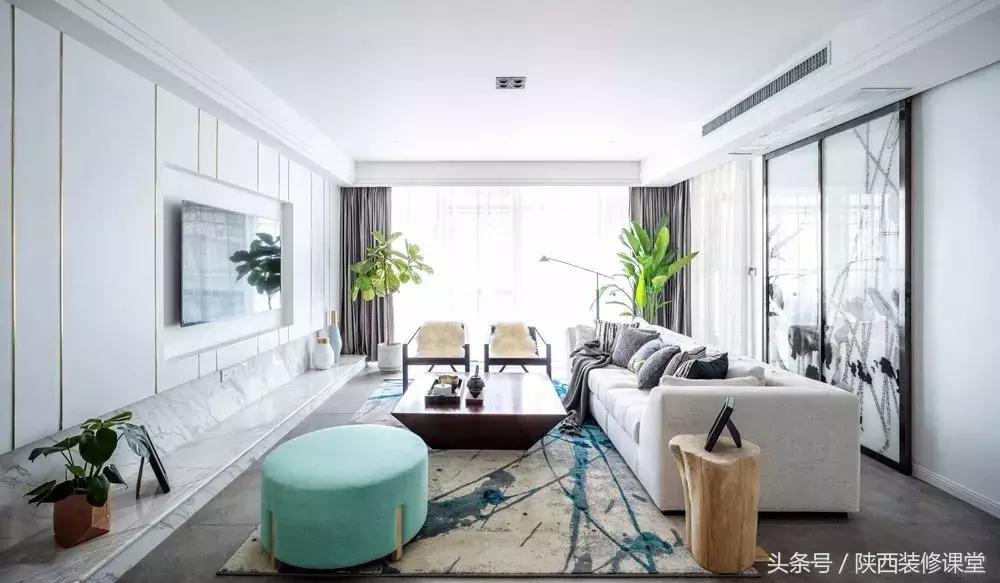 明亮黄客厅装修效果图,30平方客厅装修效果