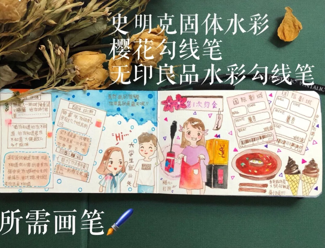 记录爱情的手账,手帐爱情句子