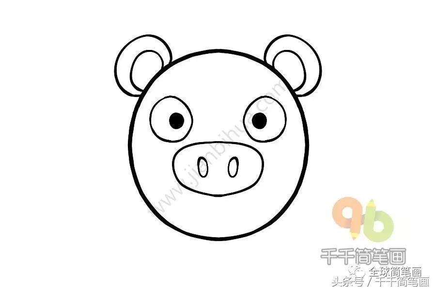 画画教学简笔画圆形的动物,圆形动物小乌龟简笔画