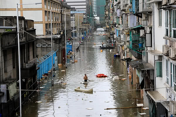 2018年台风山竹澳门,台风山竹澳门情况