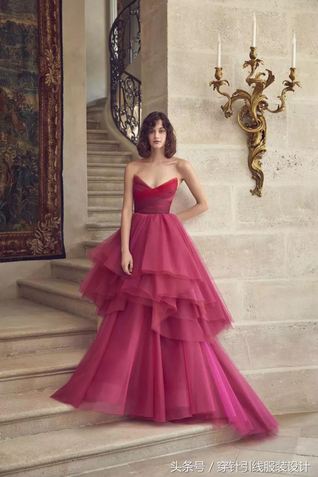 华美礼服｜MoniqueLhuillier细写法国乡村的诗意光景