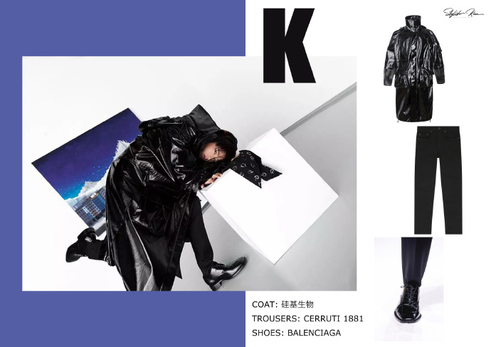 蔡徐坤nylon尼龙九月刊,蔡徐坤机场皮衣新发型