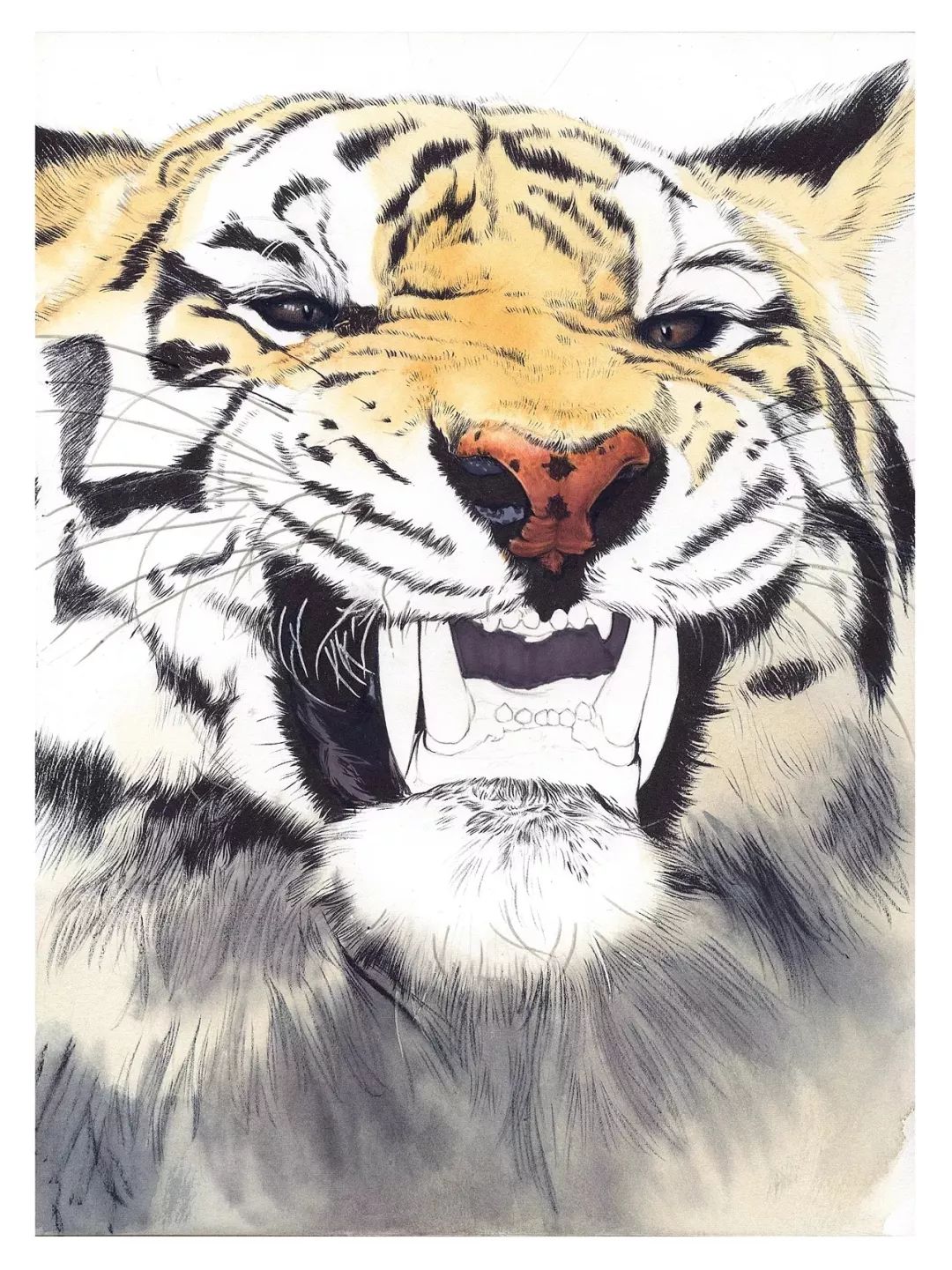 拥有800万超高人气，看看这位大神，是如何用水溶彩……