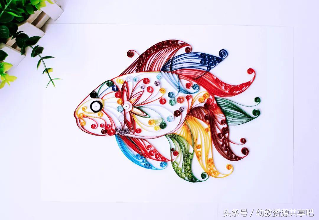 衍纸基础卷法教程衍纸版,基础衍纸作品及教程