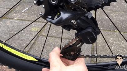 shimano电子后拨自动保护功能,shimano后拨微调