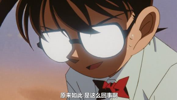技术宅有多牛？粉丝完美还原柯南反光的眼镜和步美鬼畜的动作！
