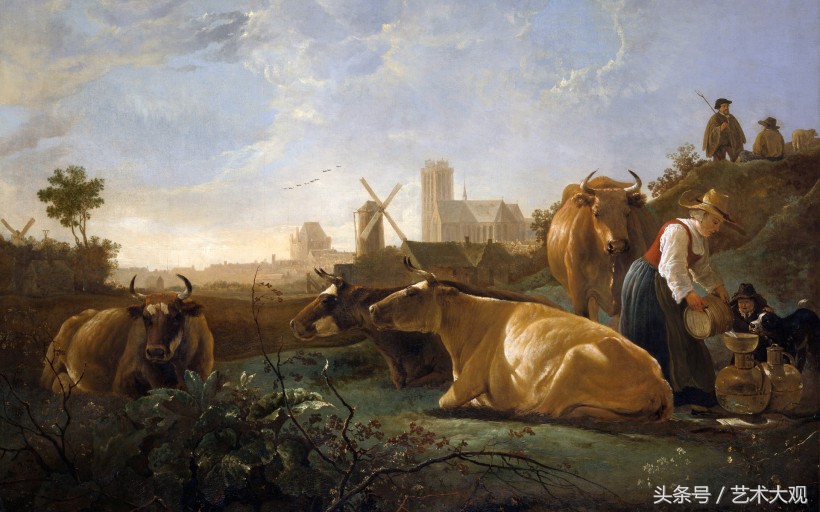 荷兰旅游油画作品图片欣赏,英国油画风景画欣赏