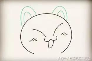 简笔画漂亮可爱猫咪,萌萌哒简笔画图片可爱小猫咪