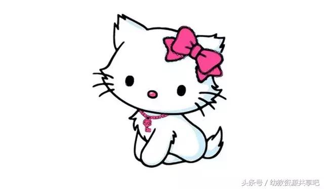 可爱萌萌哒小猫咪简笔画,怎么画可爱呆萌的小猫咪的简笔画