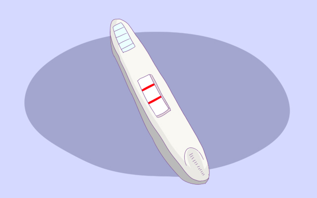 验孕棒上浅浅的两道杠是怀孕了吗,验孕棒上两道杠一深一浅