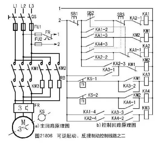 电机正反转控制线路图梯形图,步进电机接线方法和控制线路图