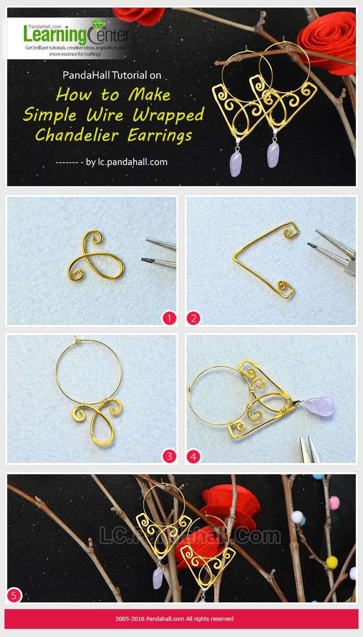 绕线古风首饰diy入门教程,纯手工绕线制作首饰教程