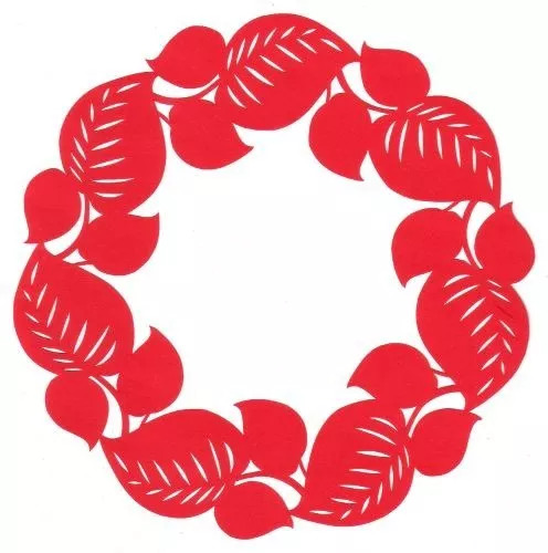 民间剪纸艺术冰墩墩,中国民间剪纸艺术基本步骤和流程