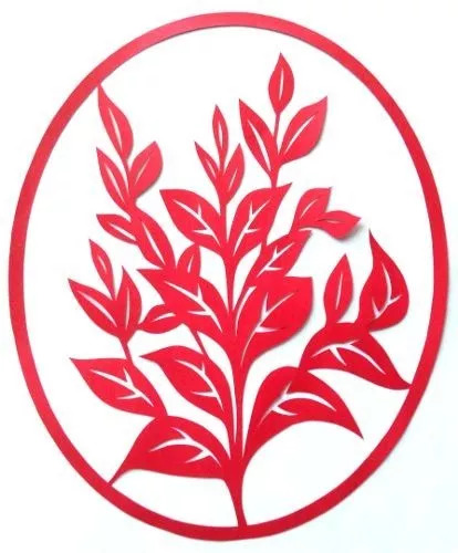 民间剪纸艺术冰墩墩,中国民间剪纸艺术基本步骤和流程