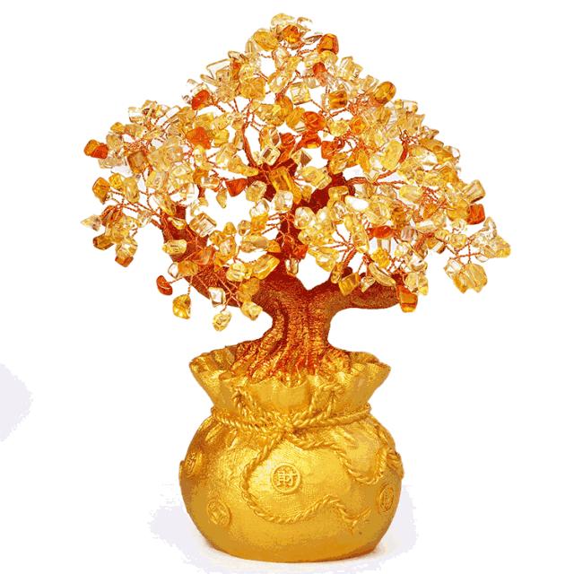 赠君黄金树，祈愿诸位大福大顺，大贵大富，大吉大利