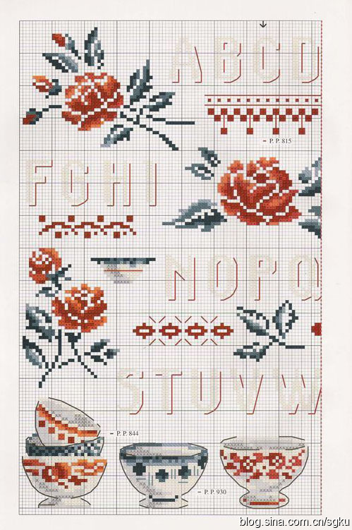 漂亮的十字绣的图案,十字绣图案简单又漂亮图纸