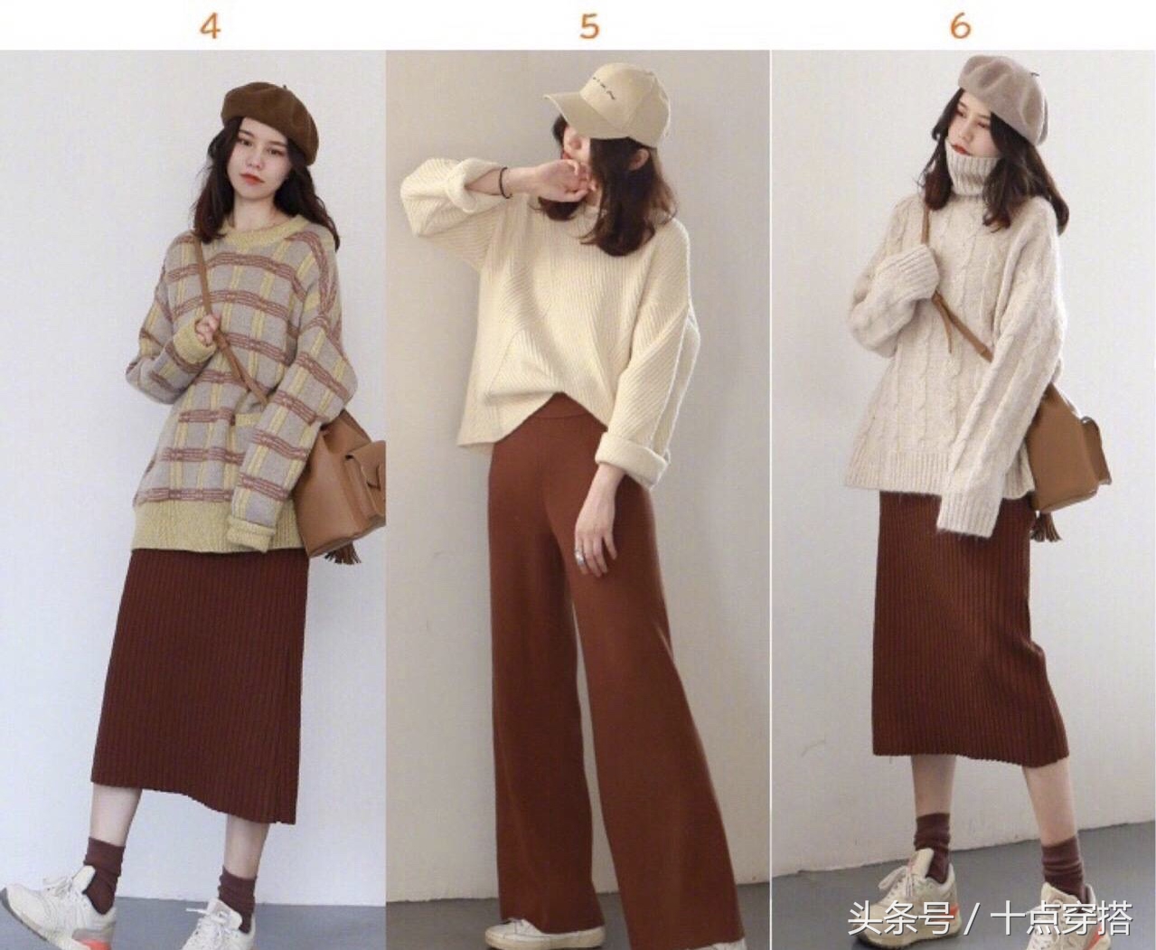 秋冬穿搭女韩系穿搭,最美搭配甜美俏皮温柔秋冬穿搭