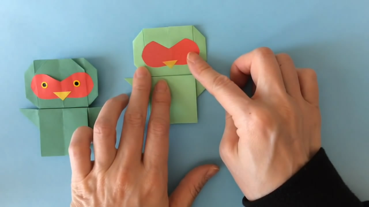 折纸小乌鸦的方法,小乌鸦折纸简单