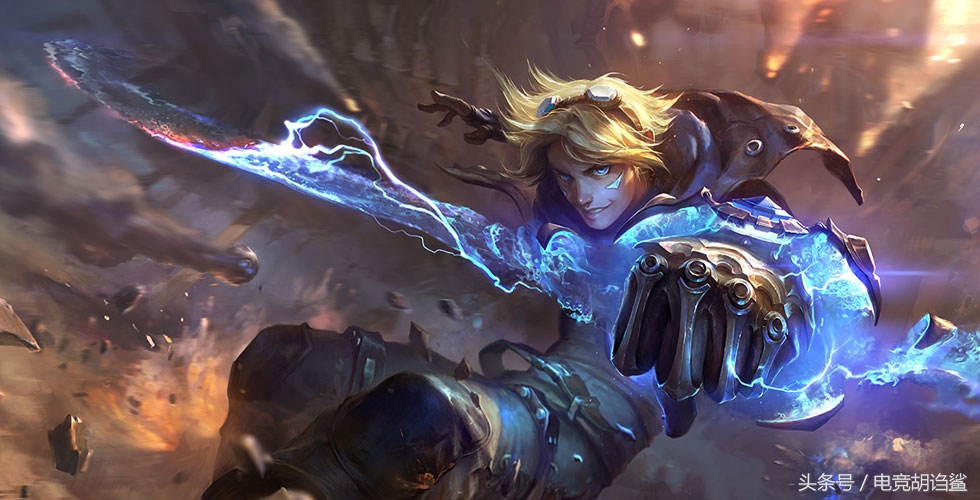 伊泽瑞尔全皮肤海报,典藏版伊泽瑞尔