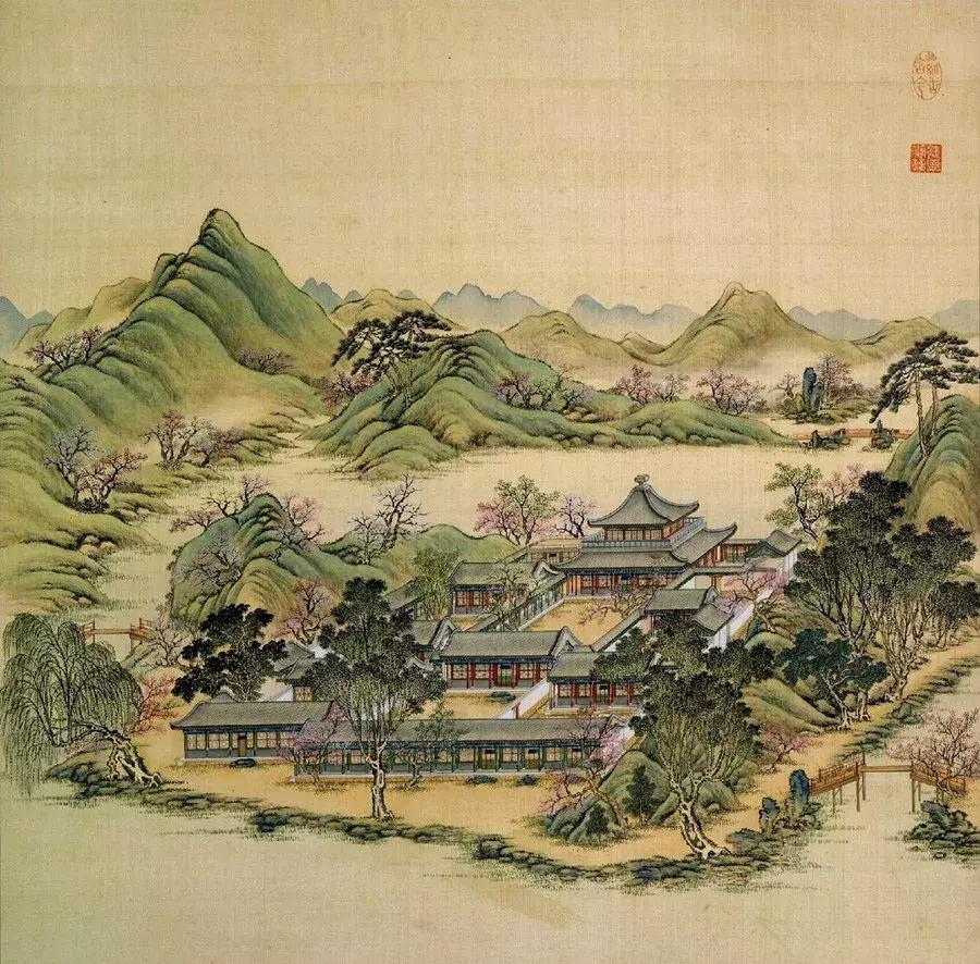 南北方园林设计图,苏式园林平面图