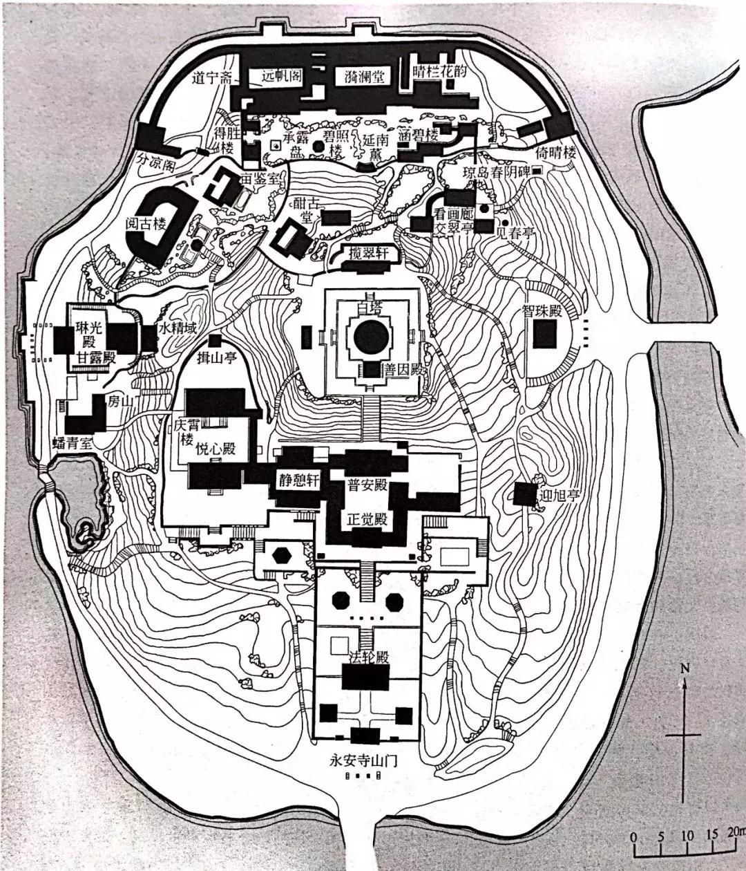 南北方园林设计图,苏式园林平面图