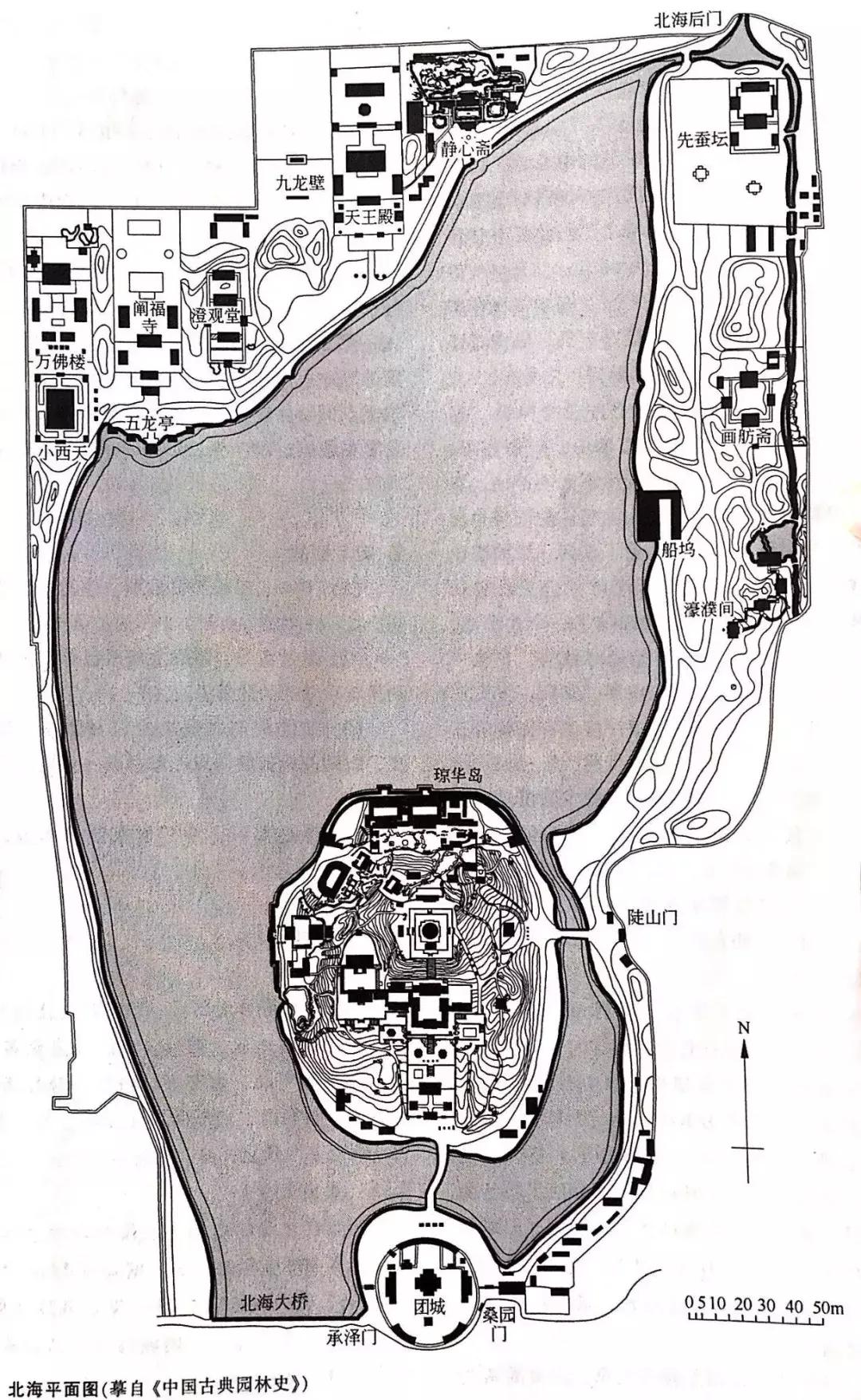 南北方园林设计图,苏式园林平面图