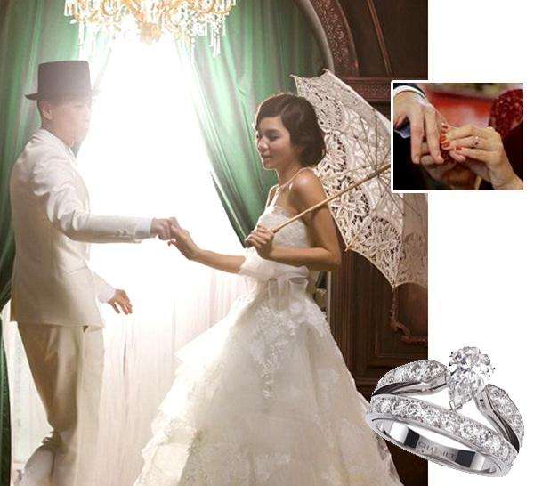 女明星的钻戒比拼,女星结婚钻戒哪家强