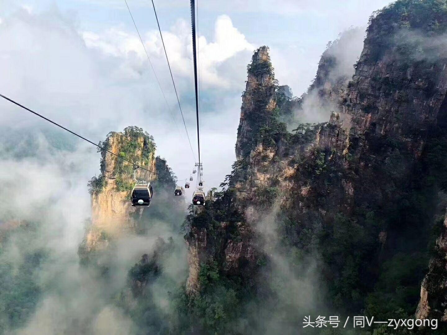 下雨天张家界风景视频,下雨天能去张家界大峡谷吗