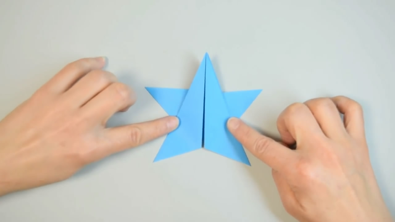 五角星折纸最简单的方法,小五角星折纸最简单教程
