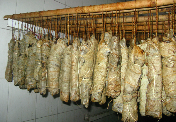 荷叶腊肉,黄圃腊肉怎么做好吃