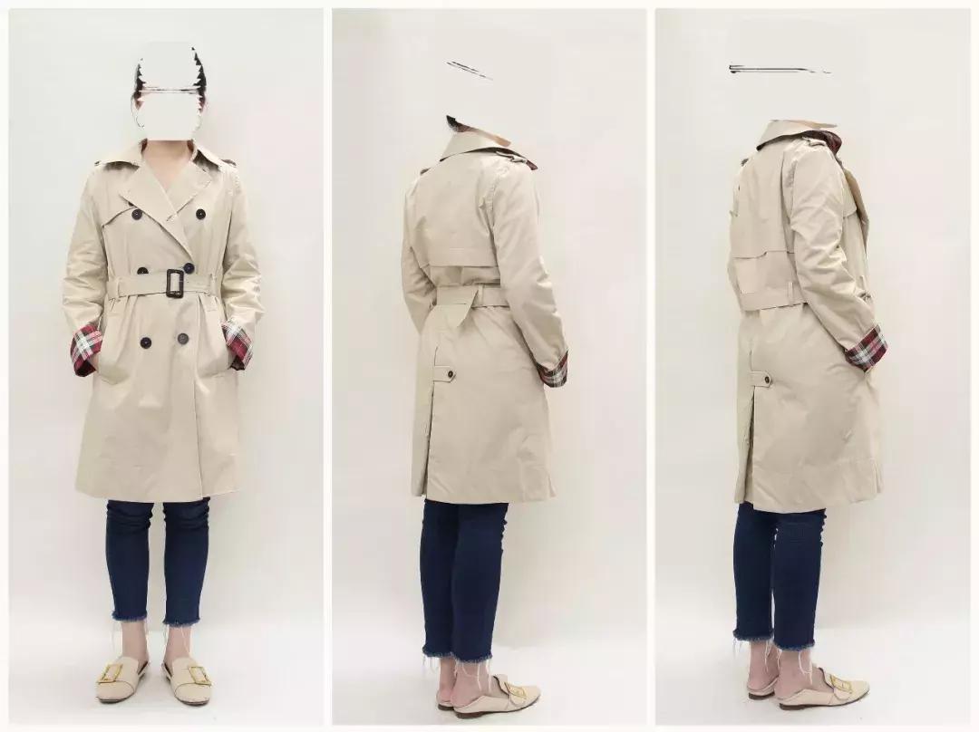 真人版试穿衣服,真人试穿黄金风衣